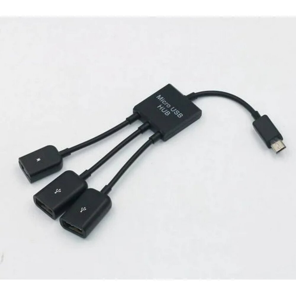 NEW 3 in 1 Micro USB OTG HUB for Smartphone Tablet